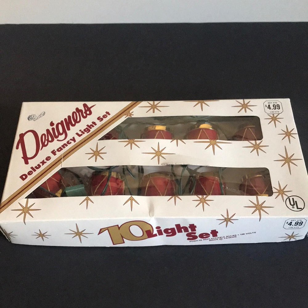 Vintage Designers Deluxe Fancy Drum Light Set ..